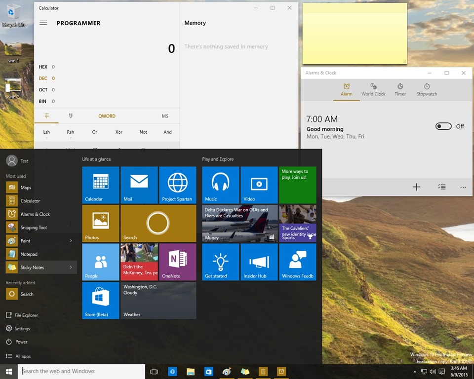 Windows 10 - Pogled kroz Prozor